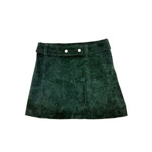 Zara suede belted mini skirt s - size small
